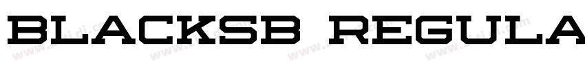 BlackSB Regular字体转换 BlackSB Regular字体转换